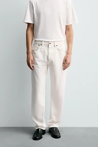 STRAIGHT ANKLE FIT SELVEDGE JEANS