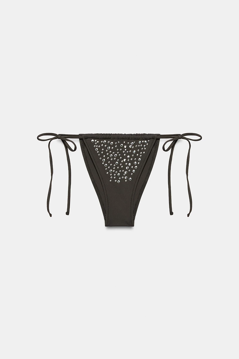 TIE-SIDE SLIDING BIKINI BOTTOM