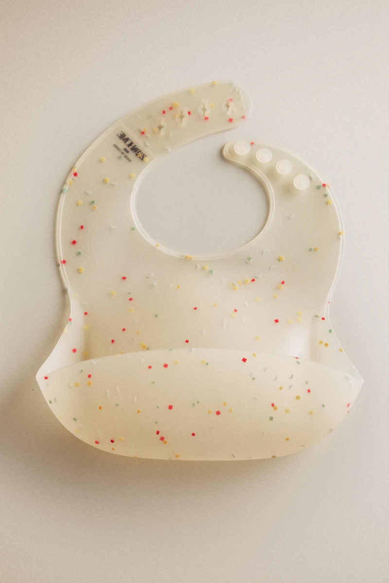 KIDS’ SILICONE CONFETTI BIB