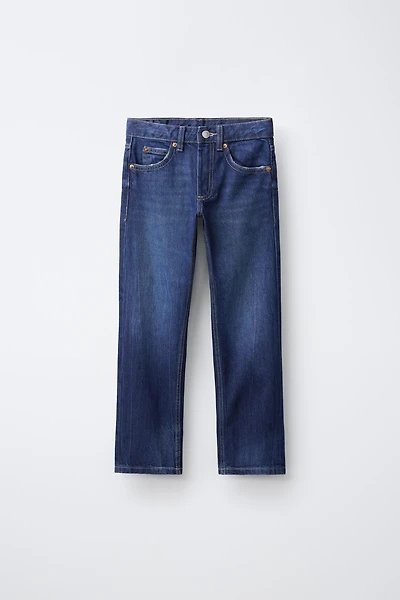 RIPPED STRAIGHT FIT JEANS