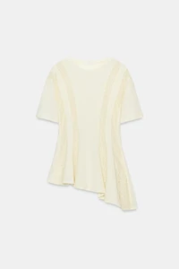 LACE COMBINATION T-SHIRT