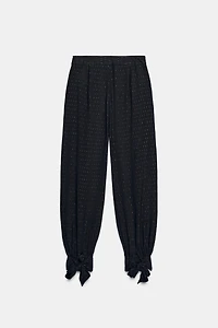 PANTALON BOUFFANT FIL MÉTALLISÉ