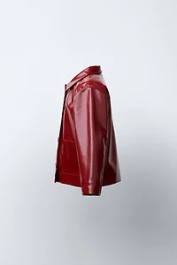 PATENT EFFECT JACKET