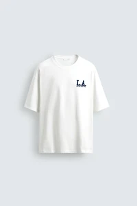 T-SHIRT RELAXED FIT IMPRIMÉS DÉLAVÉS