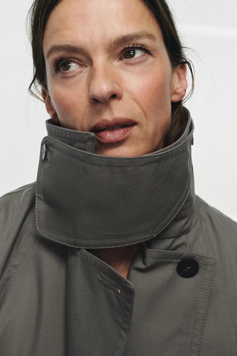ZW COLLECTION OVERSIZED BELTED TRENCH COAT