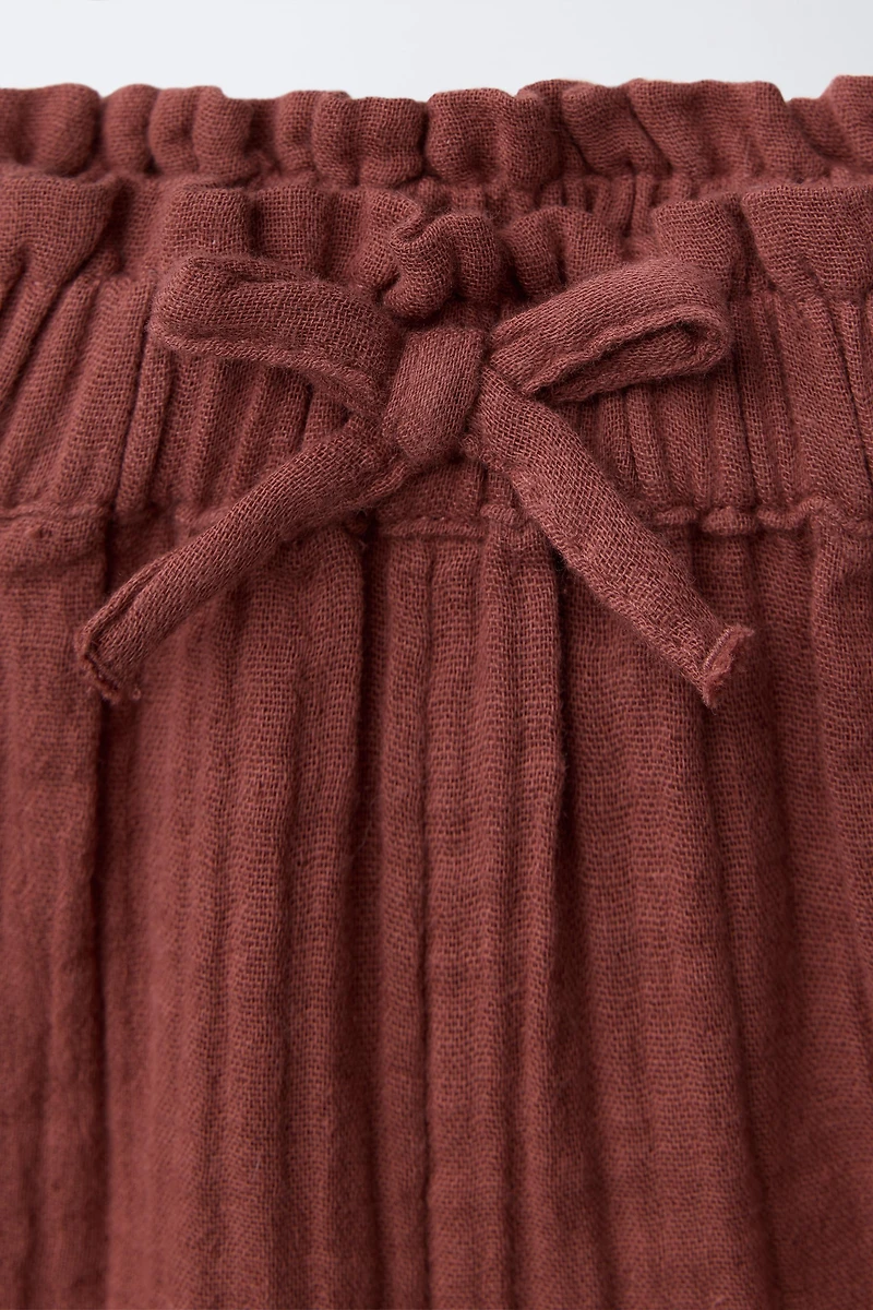 BERMUDA TEXTURÉE EN CROCHET