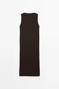 Robe croisée en lin