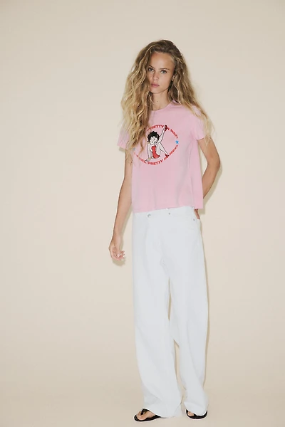BETTY BOOP® WASHED EFFECT T-SHIRT