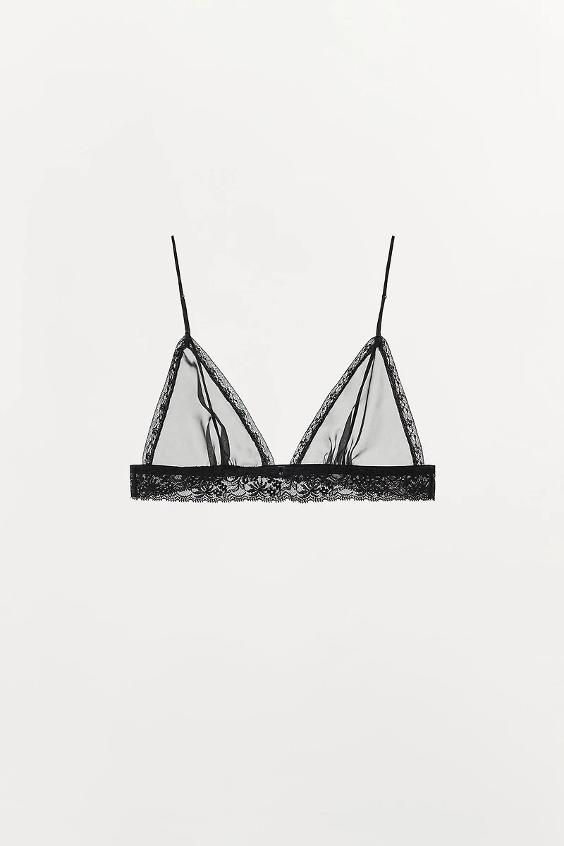 GEORGETTE LACE BRA