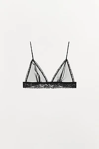 GEORGETTE LACE BRA