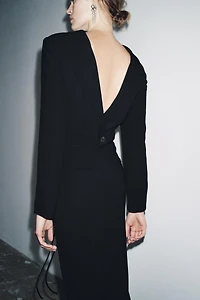 COAT DRESS WITH SASH ZW COLLECTION LIMITED EDITION