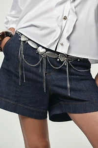 Z1975 HIGH-WAISTED DENIM SHORTS