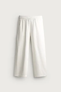 PANTALON COUPE DÉCONTRACTÉE À CHEVRONS