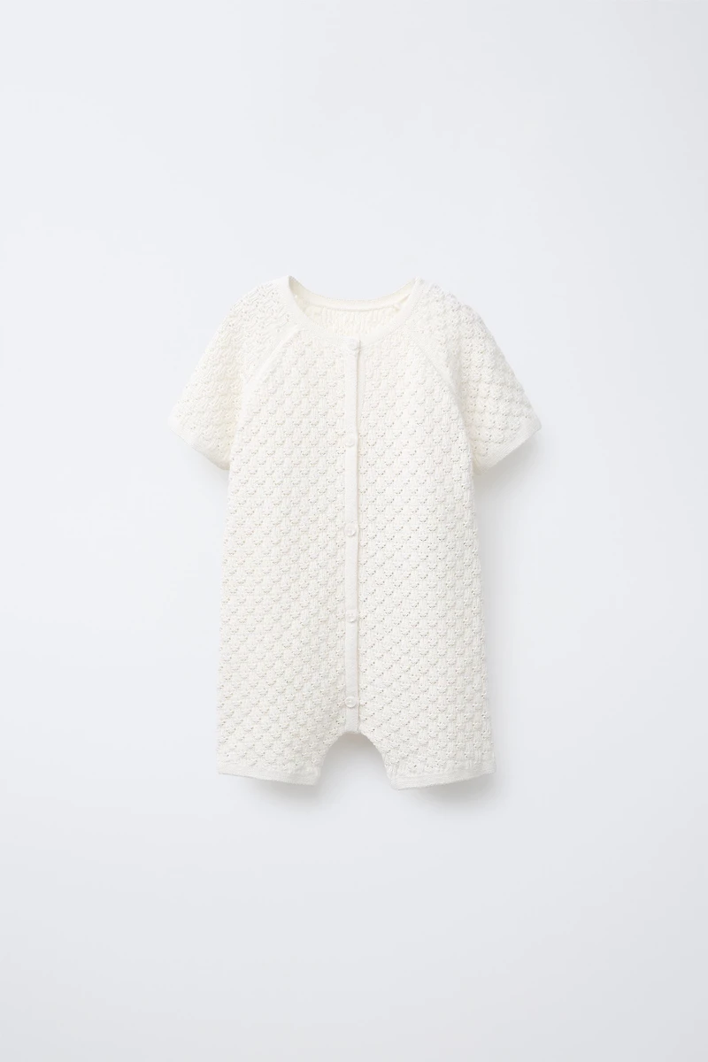 SILK COTTON KNIT JUMPSUIT