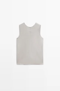 STUDIO Ruffle-detail flowing top