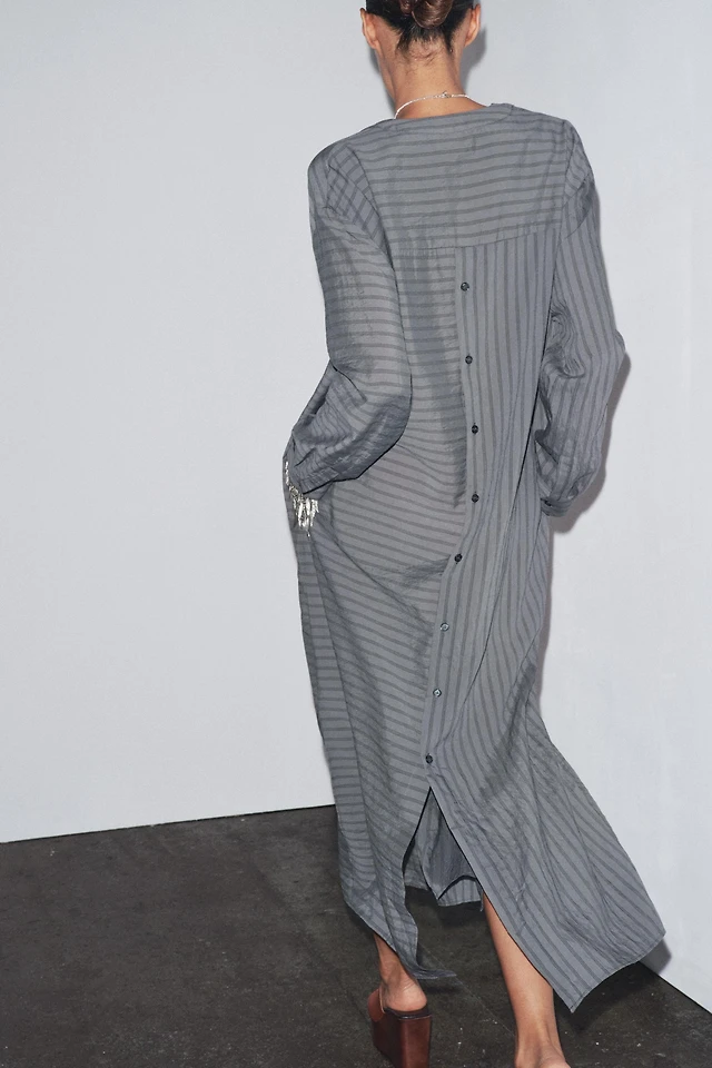 Zara STRIPED SHIRT DRESS ZW COLLECTION at Mall of America in Bloomington, MN Zara STRIPED SHIRT DRESS ZW COLLECTION at Mall of America in Bloomington, MN