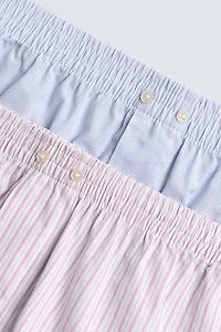 2-PACK MIXED POPLIN BOXERS
