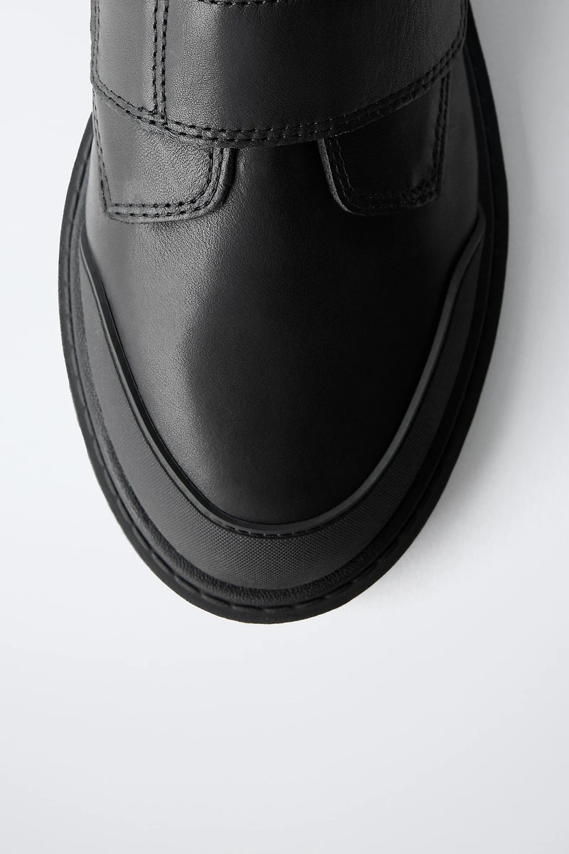 CHAUSSURES D'ÉCOLIER EN CUIR