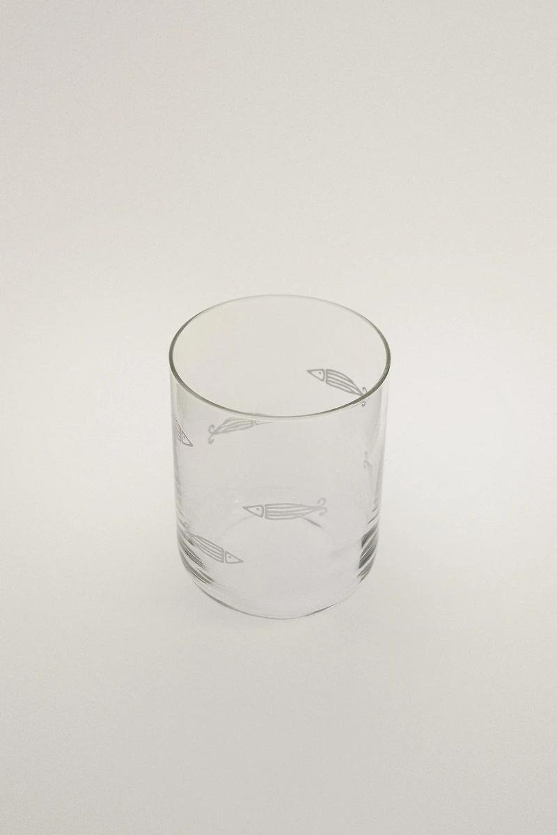 FISH GLASS TUMBLER