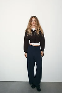 PINSTRIPE BALLOON PANTS