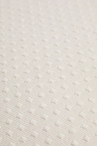 THROW PILLOW COVER WITH POLKA DOT DESIGN