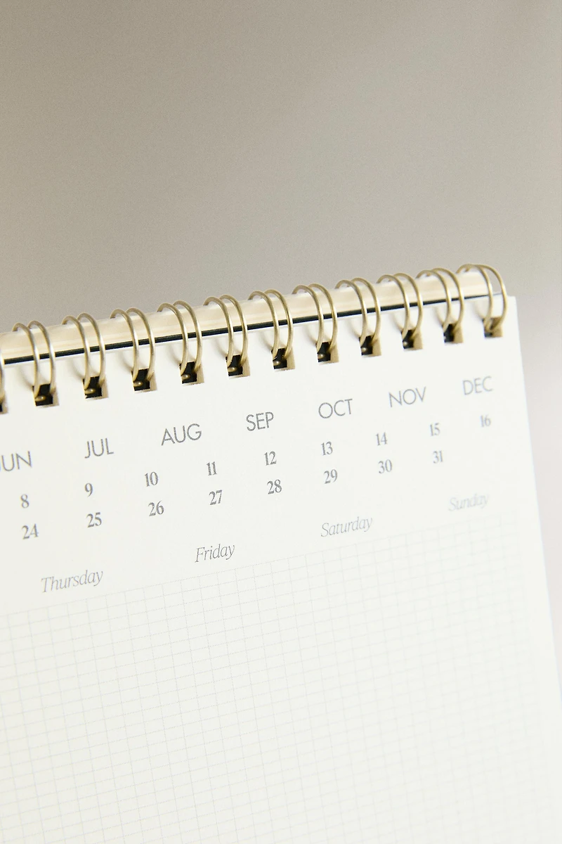 SPIRAL WEEKLY PLANNER