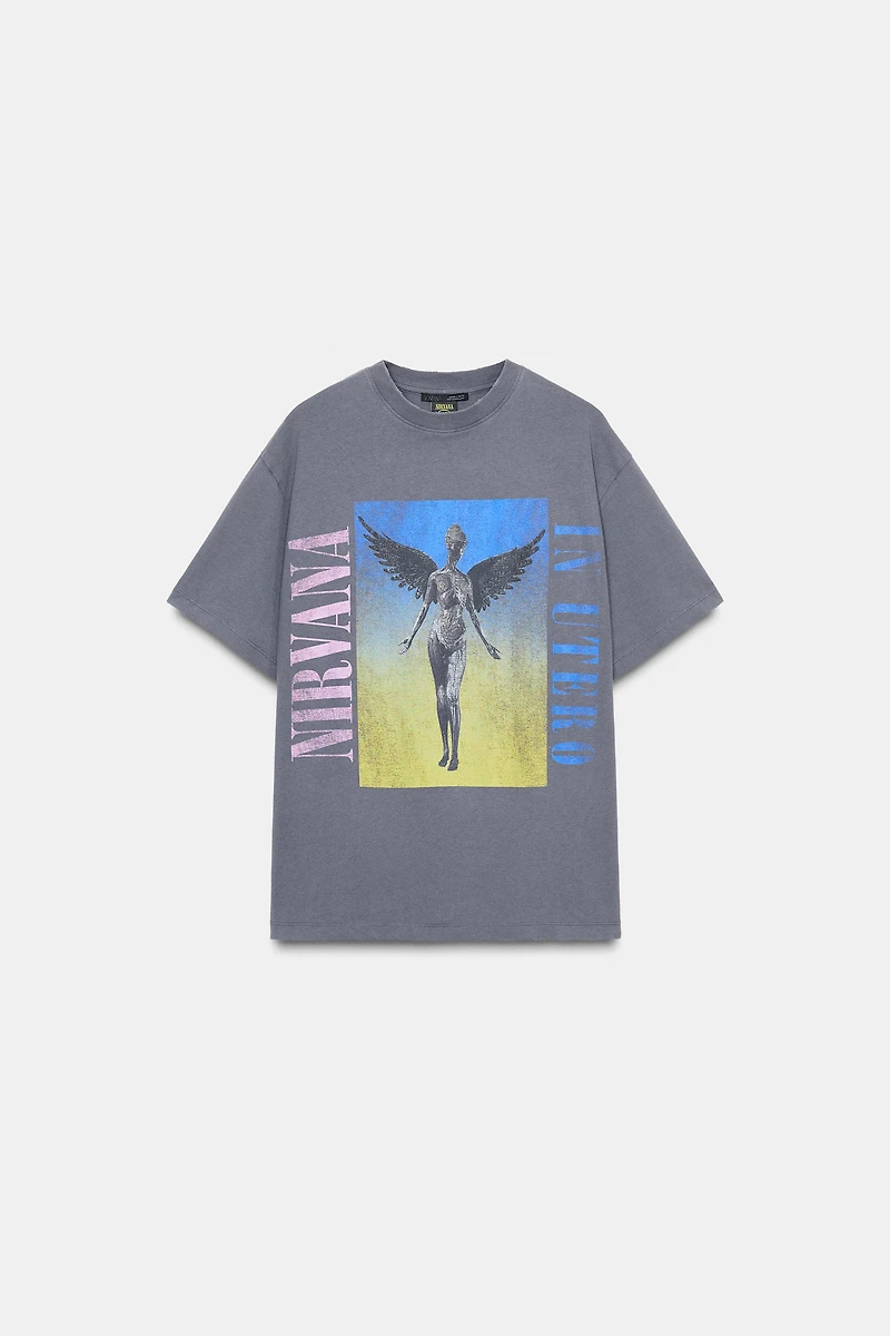 NIRVANA© WASHED EFFECT T-SHIRT