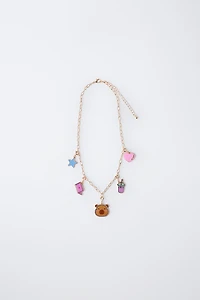 INTERCHANGEABLE MULTICHARM NECKLACE