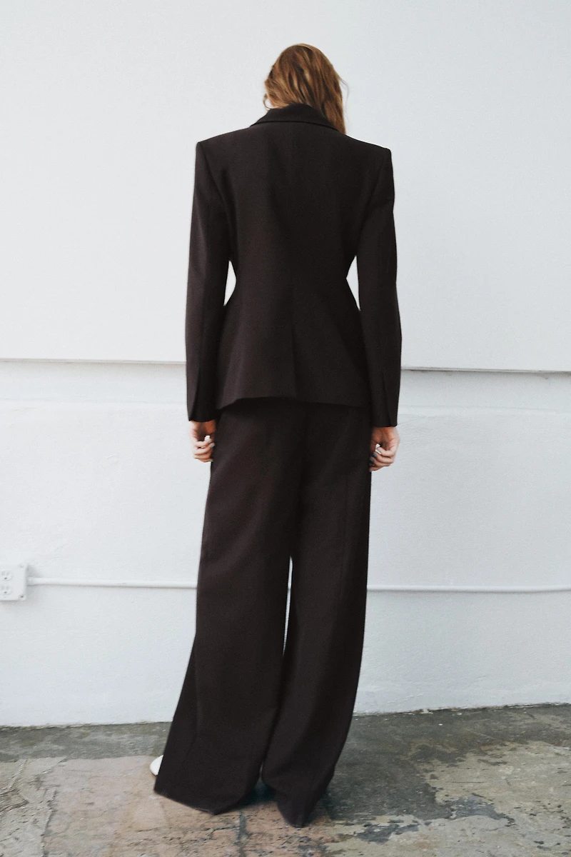 MINIMAL WIDE LEG PANTS ZW COLLECTION