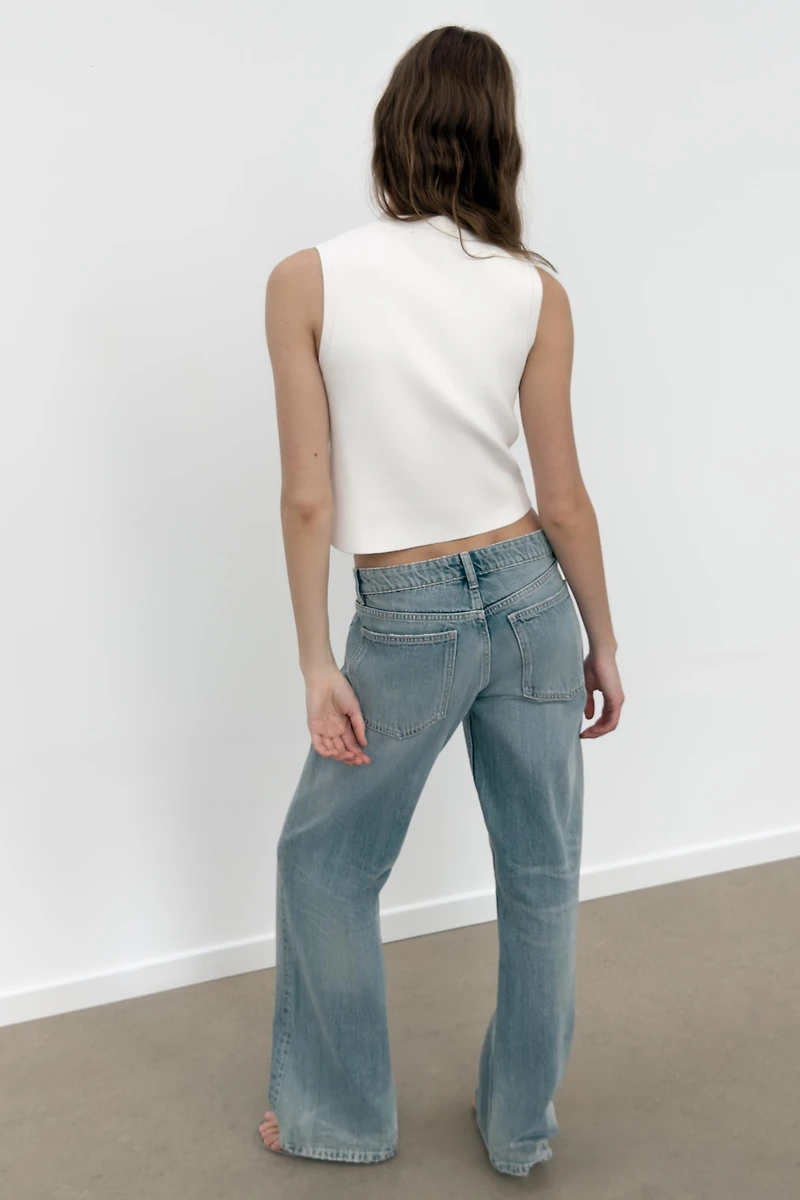 BUTTON VEST TOP
