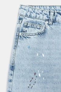 Z1975 LOOSE MID-RISE PAINT EFFECT JEANS