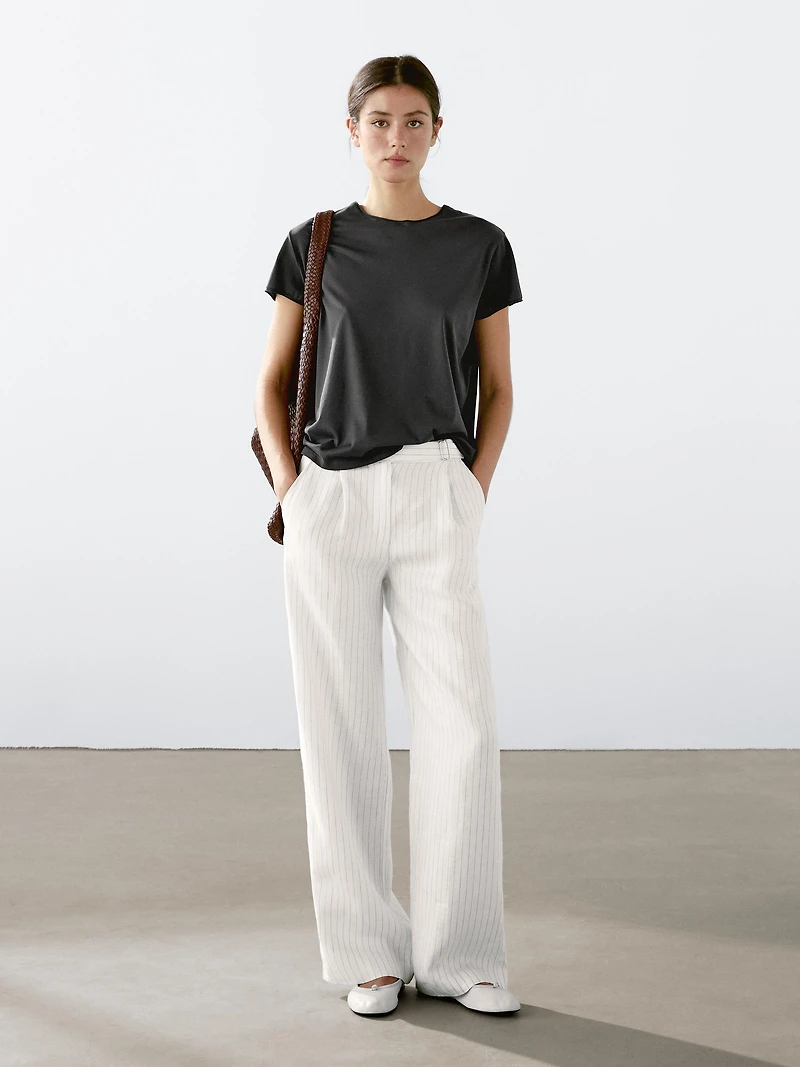 Flowing short sleeve T-shirt