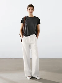 Flowing short sleeve T-shirt