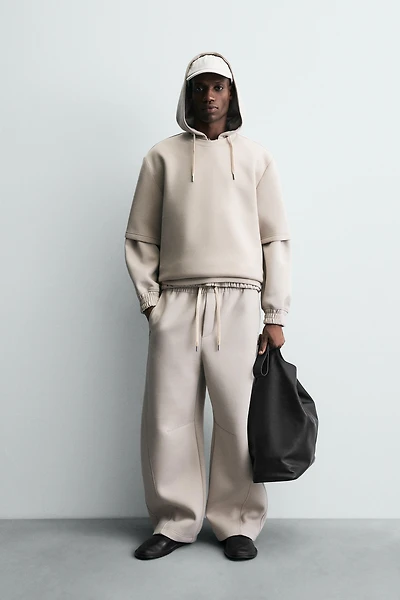 PANTALON COUPE BALLON EFFET NÉOPRÈNE