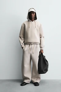 NEOPRENE LOOK BALLOON FIT PANTS