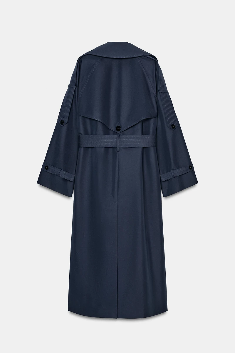 TRENCH OVERSIZE À CEINTURE ZW COLLECTION
