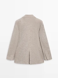 100% linen suit blazer