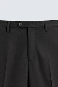 100% WOOL SUIT PANTS