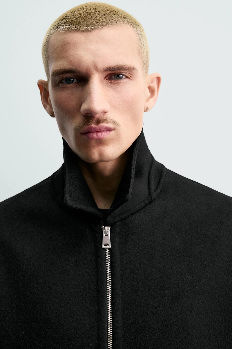 ORIGINS WOOL ZIPPERED JACKET
