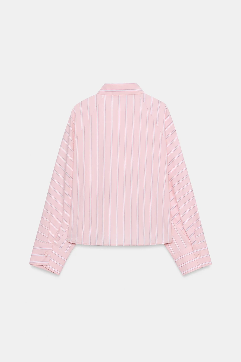 WIDE ARMHOLE STRIPED SHIRT