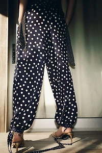 PANTALON BOUFFANT À POIS ZW COLLECTION