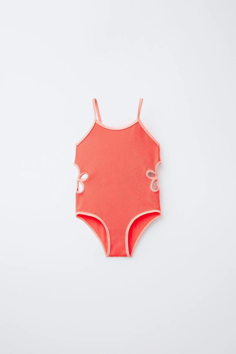 6-14 YEARS/ CUT OUT SWIMSUIT