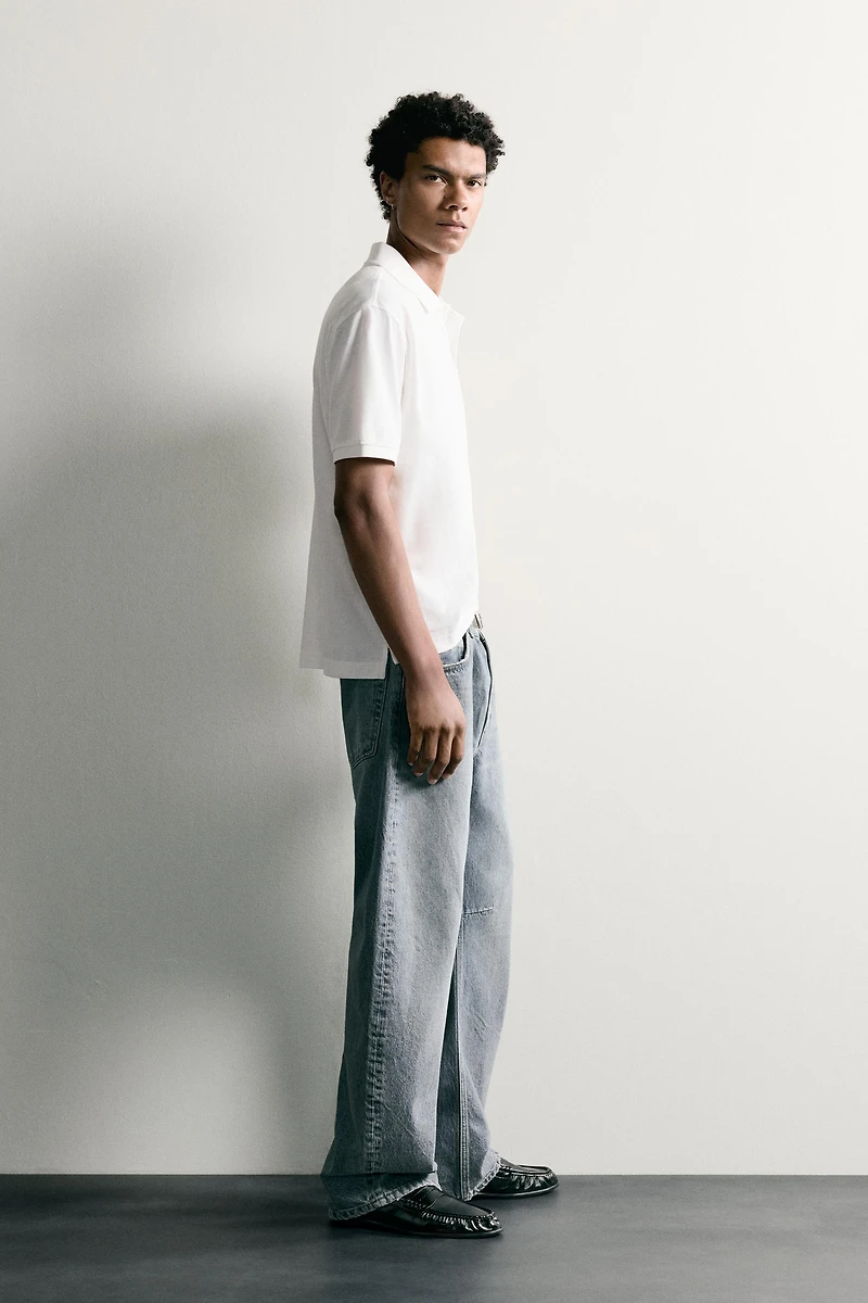 STRAIGHT BARREL FIT JEANS