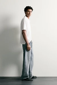 STRAIGHT BARREL FIT JEANS