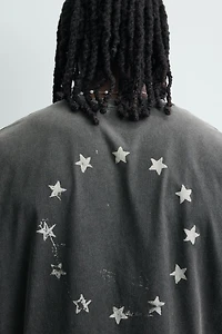 WASHED PRINT T-SHIRT
