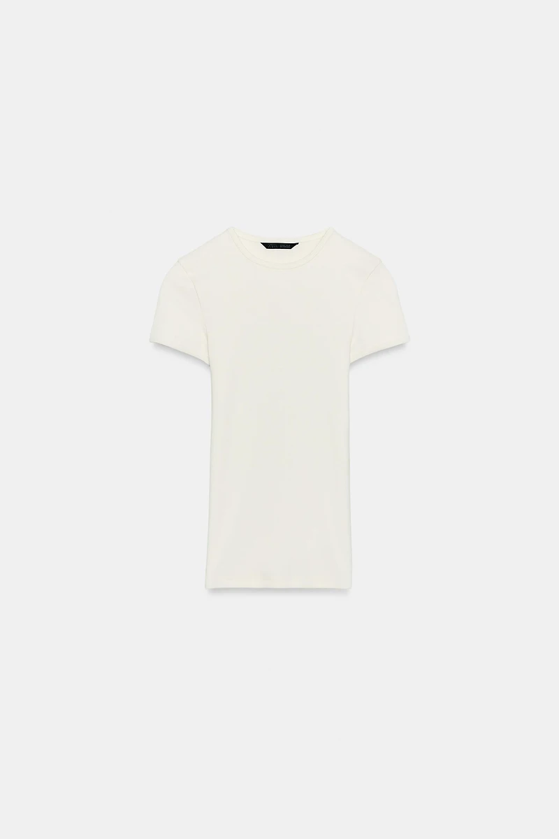 RIBBED T-SHIRT
