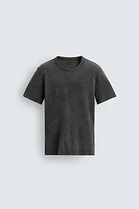 T-SHIRT EN MAILLE SLIM STRUCTURÉE