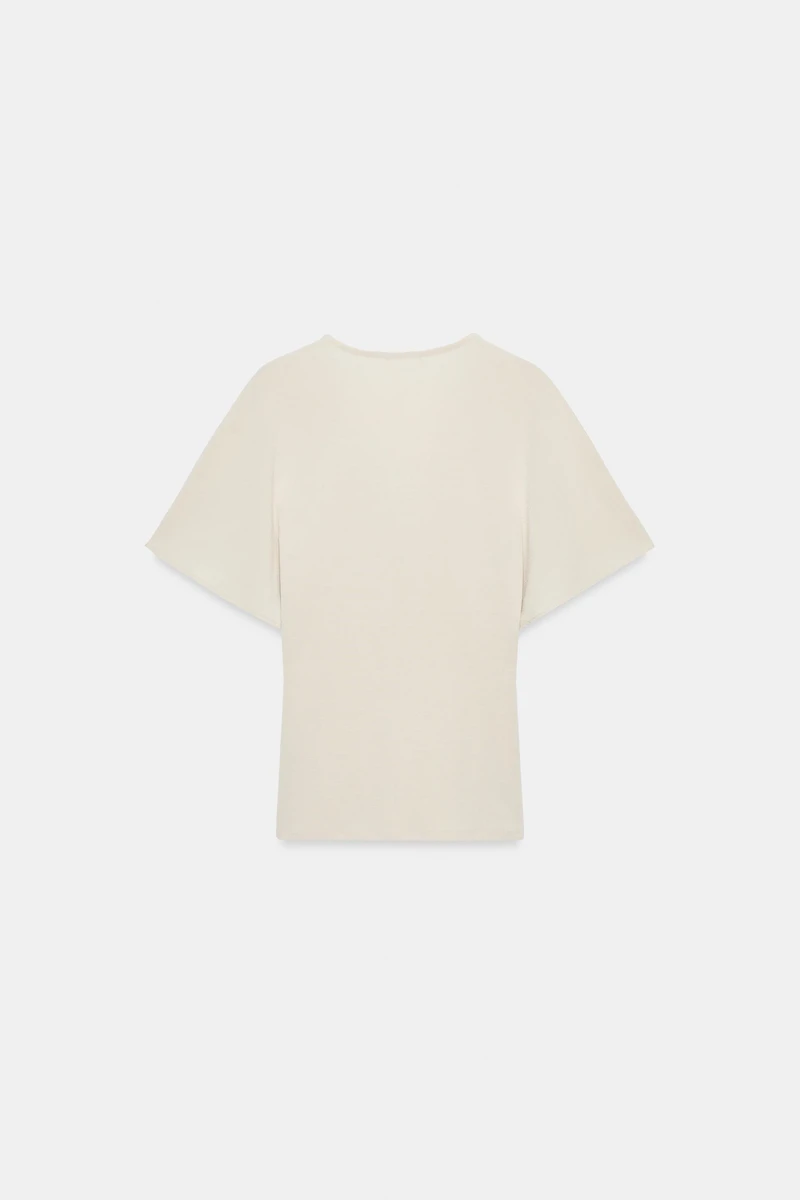 FLOWY V-NECK TOP