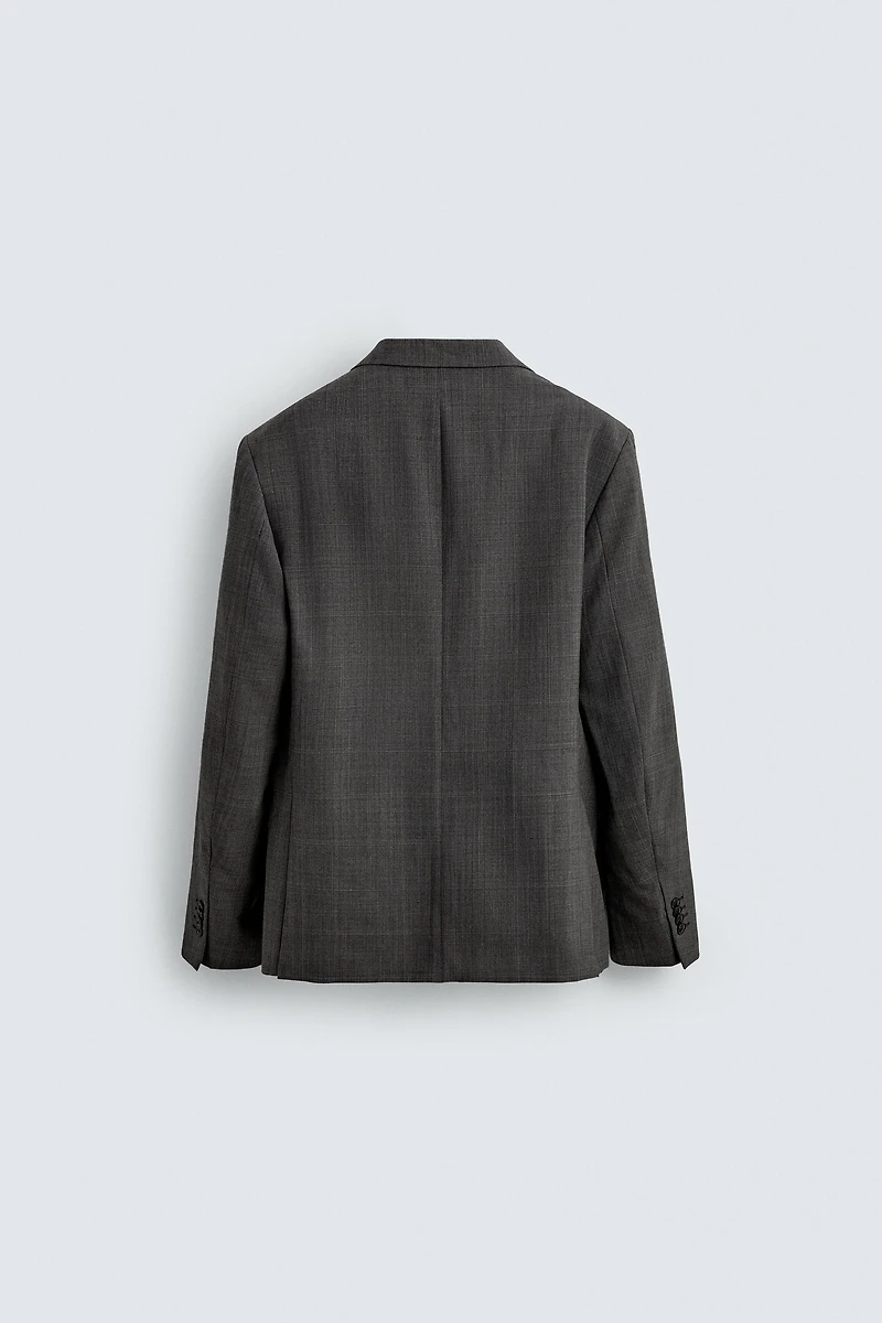 BLAZER COSTUME À CARREAUX