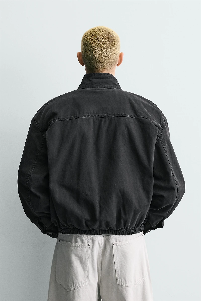 CROPPED FIT FIREMAN CLASP JACKET